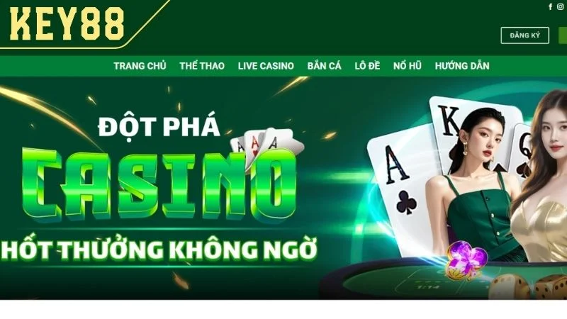 Live Casino KEY88 - Thiên Đường Cờ Bạc Đẳng Cấp Quốc Tế Trải nghiệm đỉnh cao tại sảnh live casino KEY88